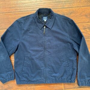J Crew Wallace & Barnes Cotton Twill Zip Harrington Jacket